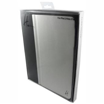 Halterrego Etui Support H. pour iPad 2 & Nouvel iPad - Noir & Blanc