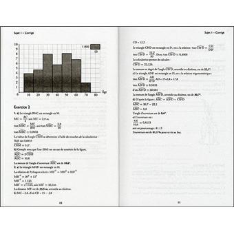 Annales corrigées Vuibert BEP Mathématiques industriels