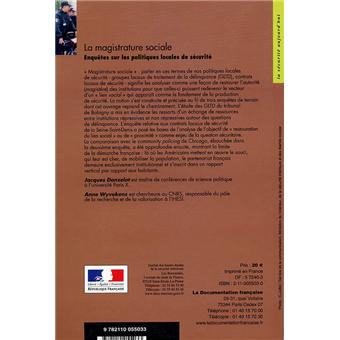 La magistrature sociale