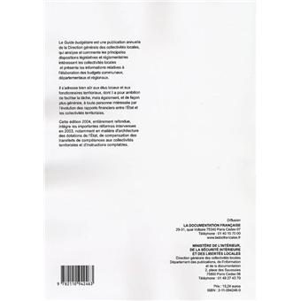 Guide budgétaire communal départemental et régional