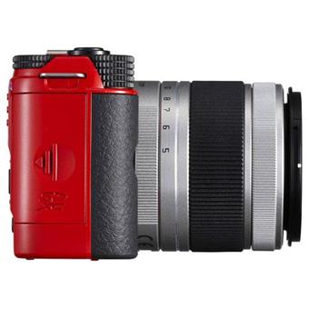 Pentax Q10 Rouge + Obj. Pentax : 5 – 15 mm f/2.8 – 4.5 + Fourre-tout + Mini trépied