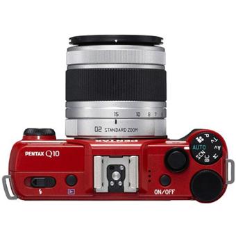 Pentax Q10 Rouge + Obj. Pentax : 5 – 15 mm f/2.8 – 4.5 + Fourre-tout + Mini trépied