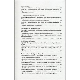 Annales corrigées Vuibert brevet Histoire-Géographie Education civique