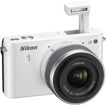 Kit Nikon 1 J1 Argent 10.1 MP Avec Objectifs VR 10-30mm & 10mm - Occasion