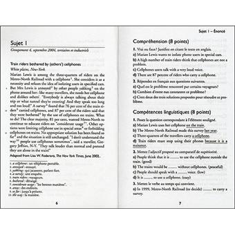 Annales corrigées Vuibert BEP Anglais