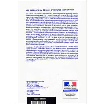 Désindustrialisation et délocalisation