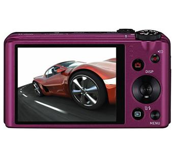 Casio High Speed EXILIM EX-ZR200 - Appareil photo numérique - compact - 16.1 MP - 1080p - 12.5x zoom optique - flash 52.2 Mo - rouge