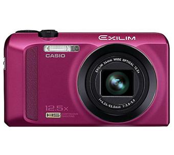 Casio High Speed EXILIM EX-ZR200 - Appareil photo numérique - compact - 16.1 MP - 1080p - 12.5x zoom optique - flash 52.2 Mo - rouge