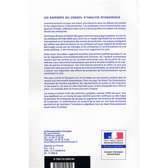 Politiques environnementales et compétitivité