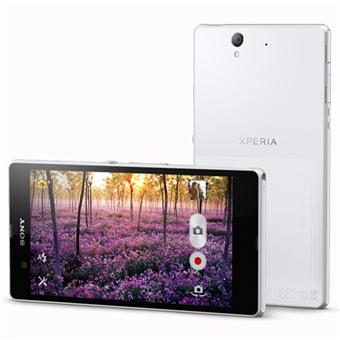 Sony XPERIA Z - 4G smartphone - RAM 2 Go / Mémoire interne 16 Go - microSD slot - 5" - 1920 x 1080 pixels - rear camera 13,1 MP - blanc