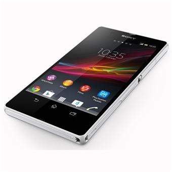 Sony XPERIA Z - 4G smartphone - RAM 2 Go / Mémoire interne 16 Go - microSD slot - 5" - 1920 x 1080 pixels - rear camera 13,1 MP - blanc