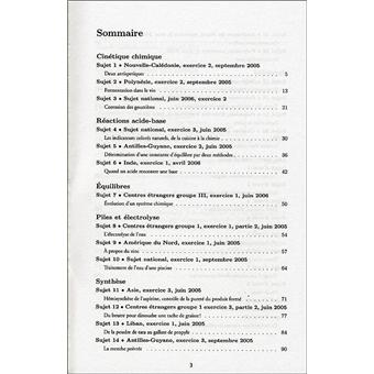 Annales corrigées Vuibert Bac Chimie série S obligatoire et spécialité