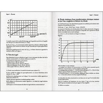 Annales corrigées Vuibert Bac Chimie série S obligatoire et spécialité