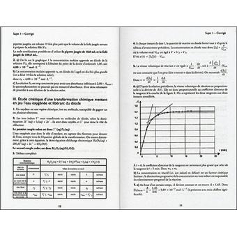 Annales corrigées Vuibert Bac Chimie série S obligatoire et spécialité