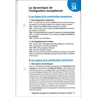 Plan Bac fiches Sciences économiques et sociales Term ES obligatoire et spécialité