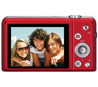 Casio EXILIM Hi-Zoom EX-ZS100 - Appareil photo numérique - compact - 14.1 MP - 720 p - 12.5x zoom optique - rouge