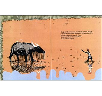 Buffle Et L Oiseau - 
