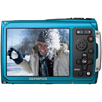 OLYMPUS デジタルカメラ TG-320 1400万画素 3m防水 1.5m耐落下衝撃 ブルー
