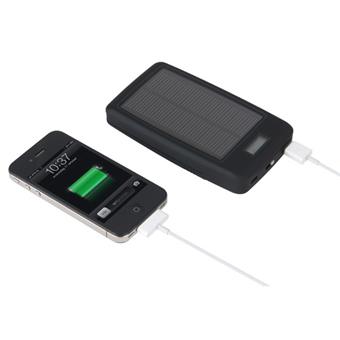 A-Solar AM111 Quartz - Chargeur solaire - Li-Ion - 1800 mAh (USB) - noir mat
