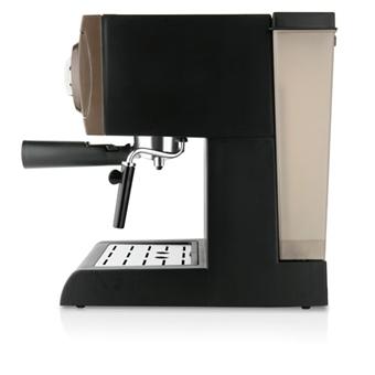 Petite machine à café domestique Homezest Mini cafetière à une tasse  portable entièrement automatique, Style: Prise britannique (Noir blanc)