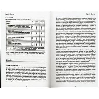 Annales corrigées Vuibert Bac Sciences économiques et sociales ES