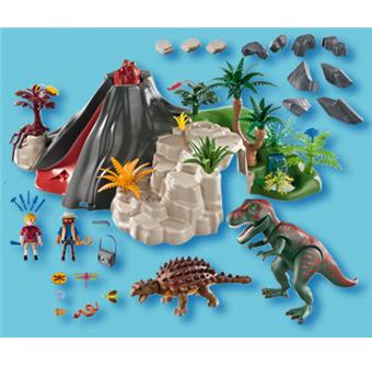 volcan dinosaure playmobil