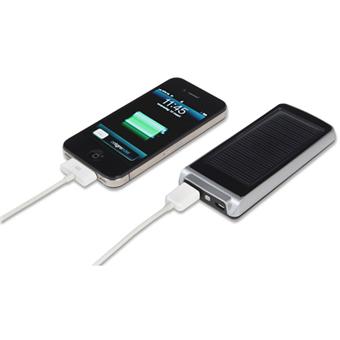 A-Solar Xtorm Platinum Mini - Chargeur solaire - 1200 mAh - 1 A (USB) - noir, argent