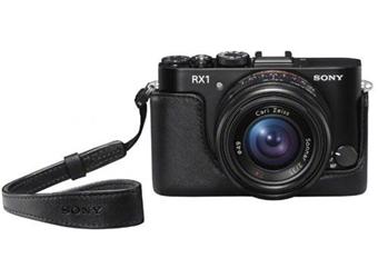 Sony LCJ-RXBB - Boîtier de protection pour appareil photo - cuir véritable - pour Cyber-shot DSC-RX1