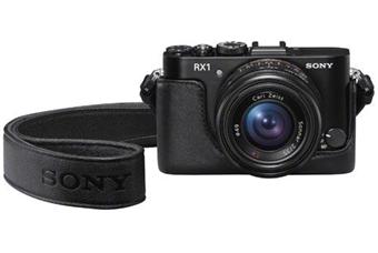 Sony LCJ-RXBB - Boîtier de protection pour appareil photo - cuir véritable - pour Cyber-shot DSC-RX1