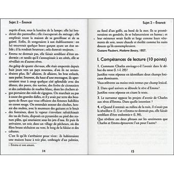 Annales corrigées Vuibert BEP Français