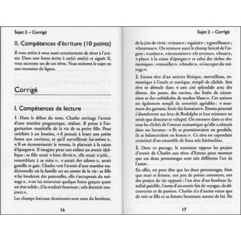 Annales corrigées Vuibert BEP Français