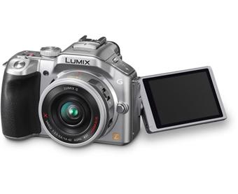 Panasonic Lumix DMC-G5X Argent + Obj. Lumix G Vario OIS PowerZoom 14 - 42 mm f/ 3.5 - 5.6 ASPH.