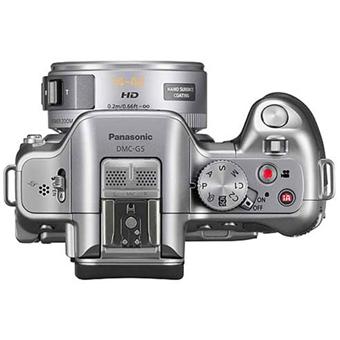 Panasonic Lumix DMC-G5X Argent + Obj. Lumix G Vario OIS PowerZoom 14 - 42 mm f/ 3.5 - 5.6 ASPH.