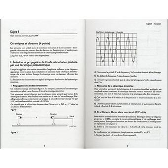 Annales corrigées Vuibert Bac Physique S obligatoire et spécialité