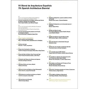 7th Spanish Architecture Biennial