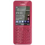 Nokia 206 - Téléphone de service - RAM 32 Mo - microSD slot - Écran LCD - 240 x 320 pixels - rear camera 1,3 MP - blanc