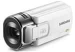 Samsung HMX-QF30 - Caméscope - 1080i - 5.1 MP - 20x zoom optique - carte Flash - Wi-Fi - blanc