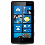 Nokia Lumia 820 - 4G smartphone - RAM 1 Go / Mémoire interne 8 Go - microSD slot - écran OEL - 4.3" - 800 x 480 pixels - rear camera 8 MP - noir