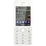 Nokia 206 Dual Sim - Téléphone de service - double SIM - microSD slot - Écran LCD - 240 x 320 pixels - rear camera 1,3 MP - blanc