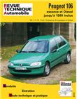 Revue technique automobile 539.5 Peugeot 106 essence 92/99 & Diesel 93/99