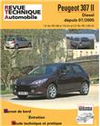 Revue technique automobile B707.5 Peugeot 307 II 07/05> Diesel 1.6HDI/2.0HDI
