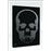 Skull style metallic black cover