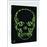 Skull style neon green snake cover