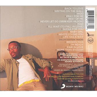 Back to love Anthony Hamilton CD album Achat prix fnac