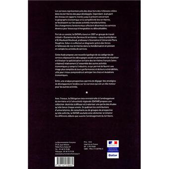Economie des services et developpement des territoires