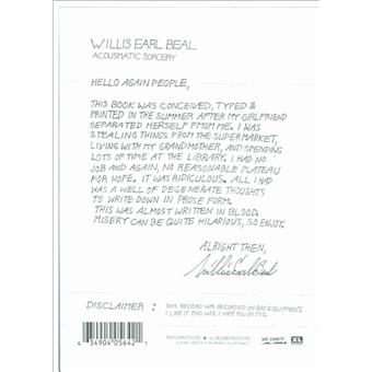 Beal - Willis Earl - Acousmatic Sorcery - CD Álbum - Compra música