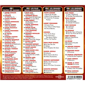 Le meilleur de l'accordéon - Compilation musette - CD album