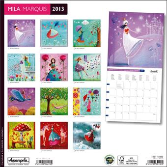 Calendrier 2013 16x16 Aquarupella Mila Marquis