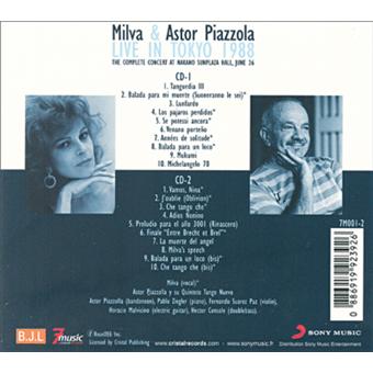 Milva&Astor Piazzolla/Live in Tokyo 1988 【公式通販】