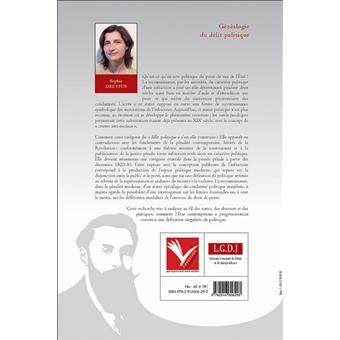 Généalogie du délit politique